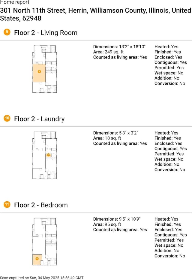 301 N 11th St, Herrin, IL 62948 - home floor plan