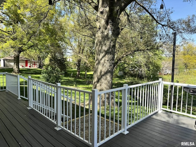view of deck