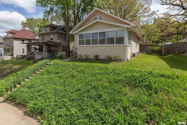 view of bungalow-style home