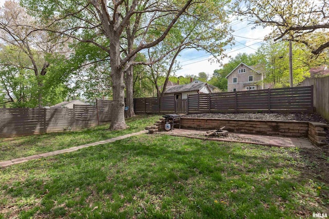 view of yard