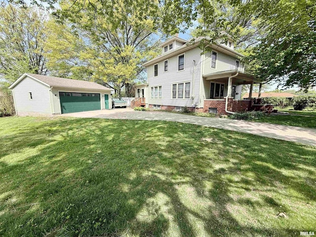 101 S Stewart St, Geneseo, IL 61254 - traditional style home featuring an outbuilding, a garage, and a front yard