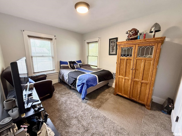 101 S Stewart St, Geneseo, IL 61254 - carpeted bedroom with multiple windows and baseboards
