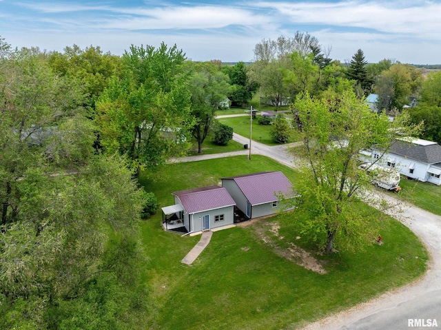 1709 Main St, Keithsburg, IL 61442 - aerial view of property and surrounding area