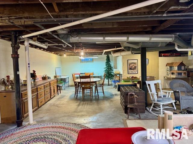 view of basement