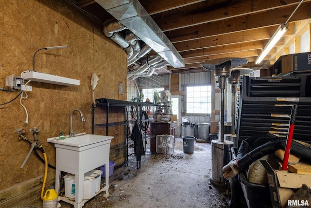17503 N Woodlawn Ln, Woodlawn, IL 62898 - view of basement