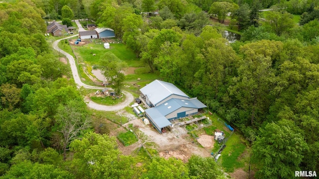 17503 N Woodlawn Ln, Woodlawn, IL 62898 - bird's eye view of a forest