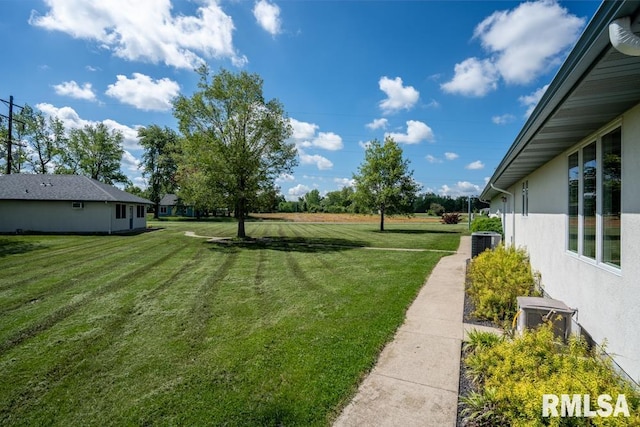 12 Old Marion Rd, West Frankfort, IL 62896 - view of green lawn with cooling unit