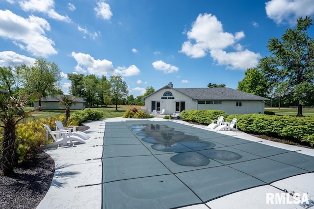 12 Old Marion Rd, West Frankfort, IL 62896 - view of pool with a patio and a covered pool
