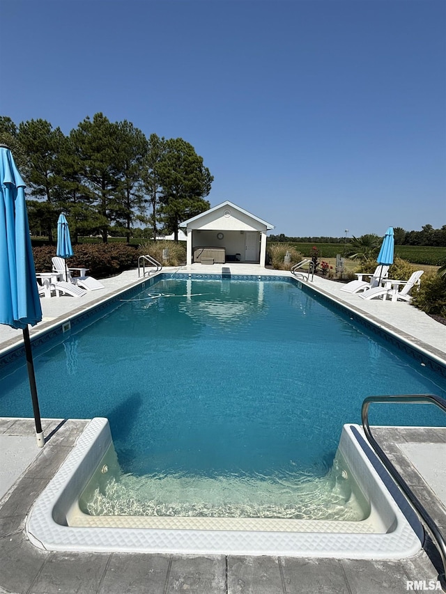12 Old Marion Rd, West Frankfort, IL 62896 - view of swimming pool with a patio
