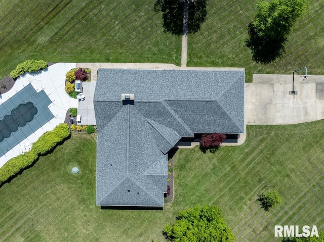 12 Old Marion Rd, West Frankfort, IL 62896 - view from above of property