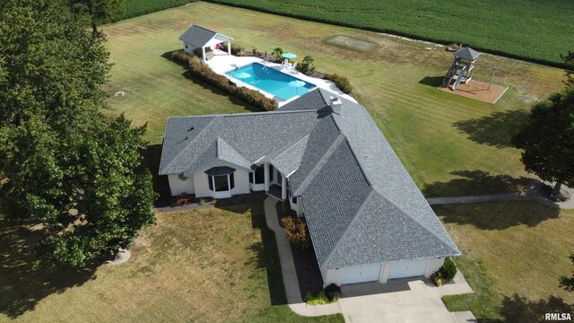 12 Old Marion Rd, West Frankfort, IL 62896 - view of subject property featuring a pool area