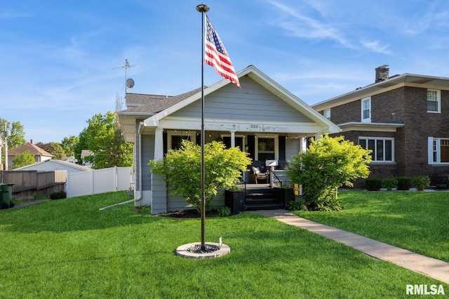 bungalow-style house with covered porch