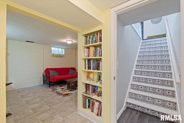 view of staircase