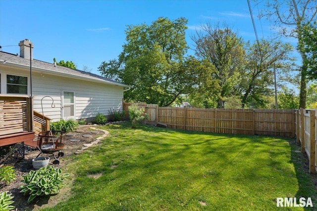 view of yard