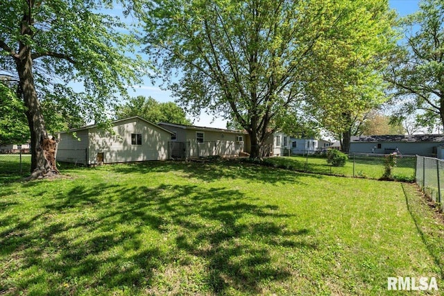 view of yard
