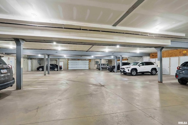 view of parking deck