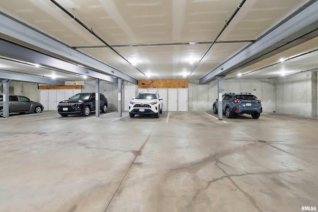 view of parking deck