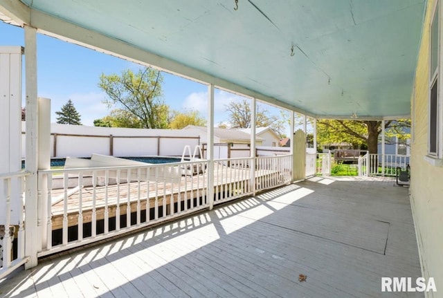 view of deck