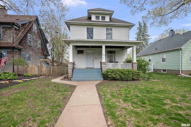 2307 N Ripley St, Davenport, IA 52803 - traditional style home with covered porch