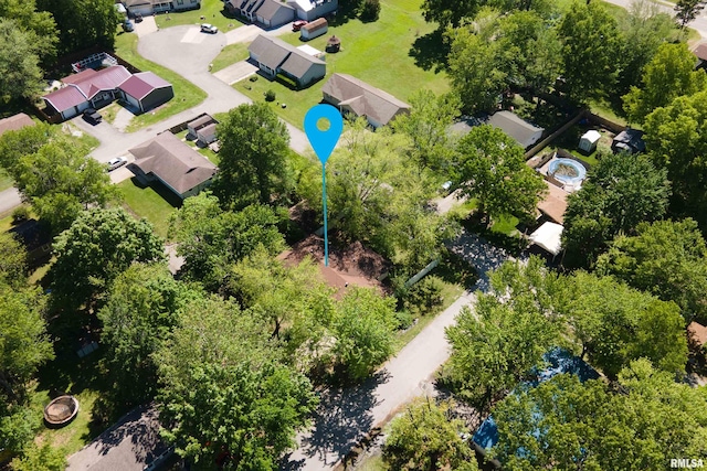 1401 Thomas St, Carterville, IL 62918 - aerial view of residential area
