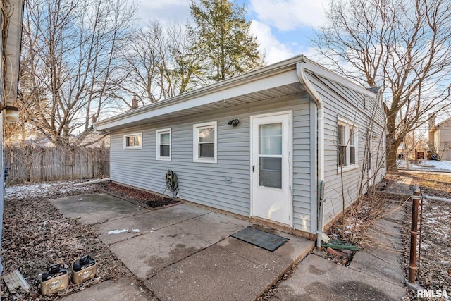 2910 Central Ave, Bettendorf, IA 52722 - back of house with fence and a patio area