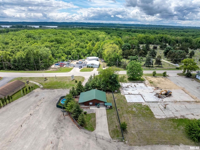 1012 Viaduct Rd, Savanna, IL 61074 - aerial view of a heavily wooded area