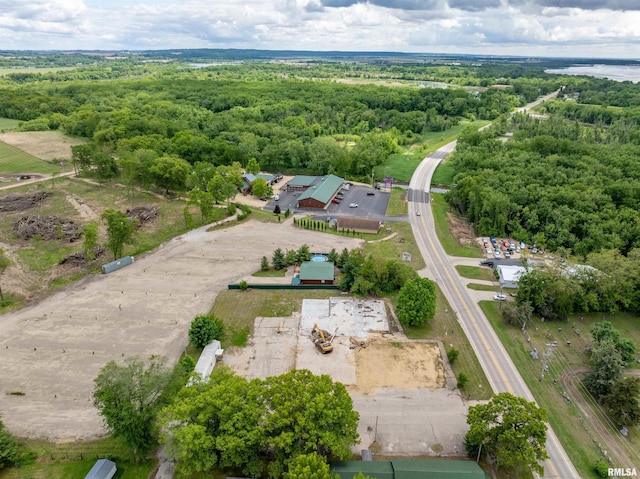 1012 Viaduct Rd, Savanna, IL 61074 - bird's eye view of a heavily wooded area