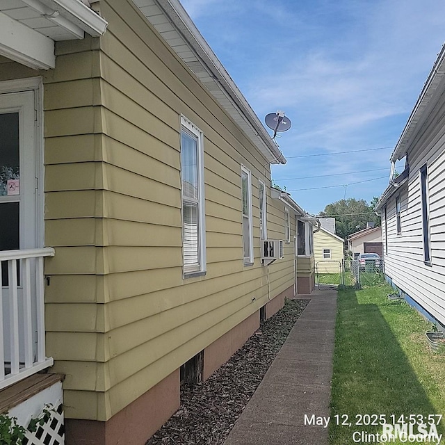 view of side of property