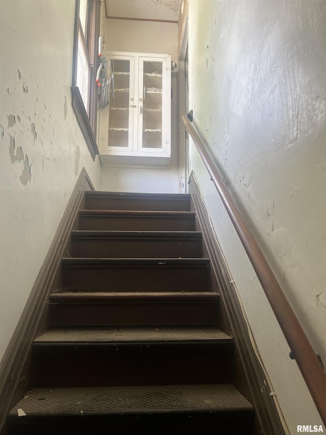 view of staircase