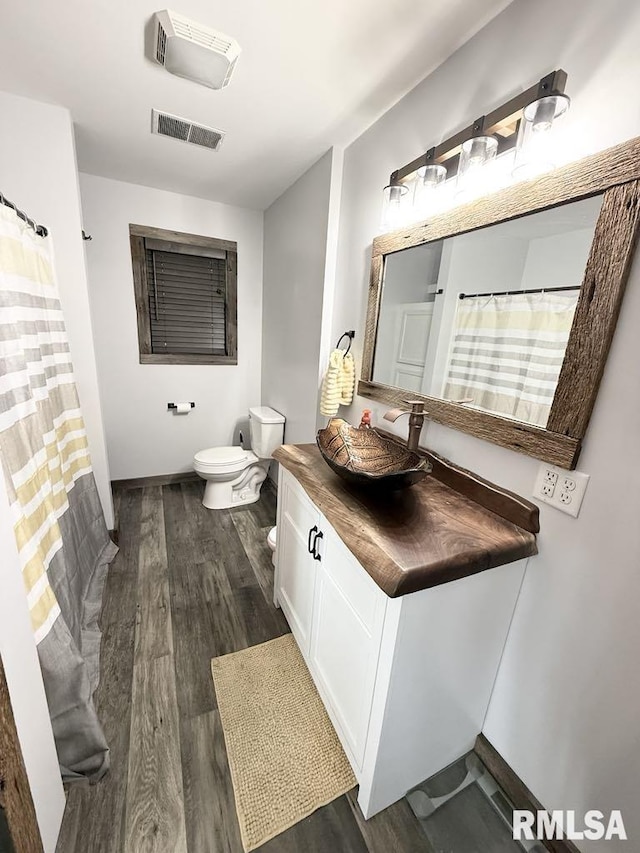 285 Twin Lake, Springs Lake, Anna, IL 62906 - full bathroom with wood finished floors, toilet, and vanity