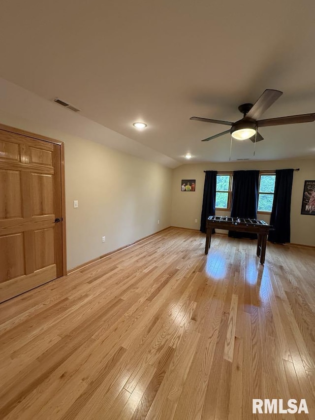 285 Twin Lake, Springs Lake, Anna, IL 62906 - spare room featuring light wood-style flooring and a ceiling fan