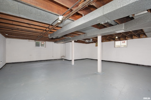 2317 Davie St, Davenport, IA 52804 - below grade area with plenty of natural light and baseboards