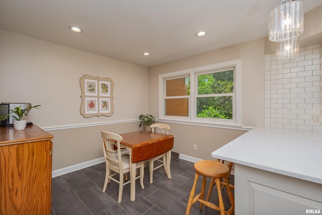1220 38th Avenue Ct, Rock Island, IL 61201 - dining room with baseboards and recessed lighting