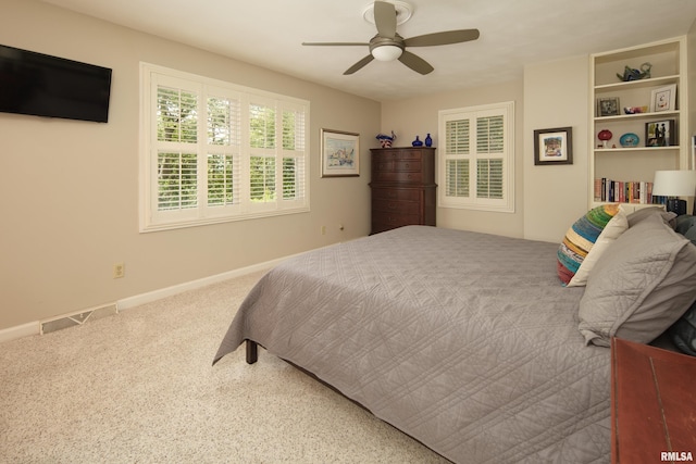 1220 38th Avenue Ct, Rock Island, IL 61201 - bedroom featuring ceiling fan and baseboards