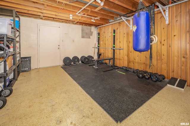 1220 38th Avenue Ct, Rock Island, IL 61201 - workout room featuring tile patterned floors