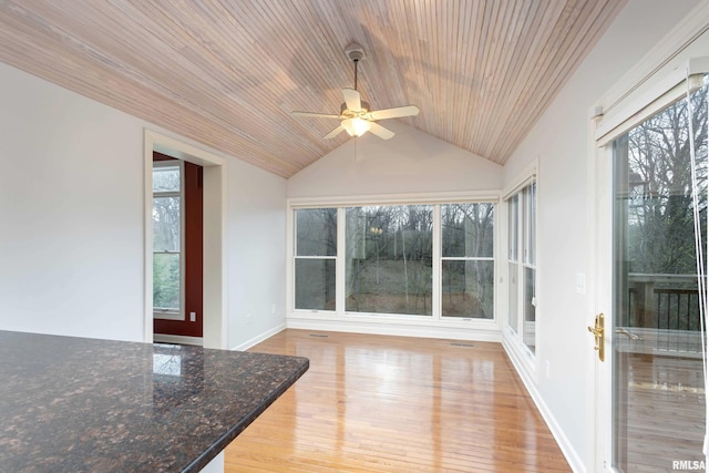 6800 Ridges Ct, Bettendorf, IA 52722 - unfurnished sunroom with vaulted ceiling