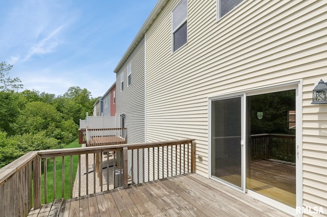 725 Cox Ct, Le Claire, IA 52753 - view of wooden terrace