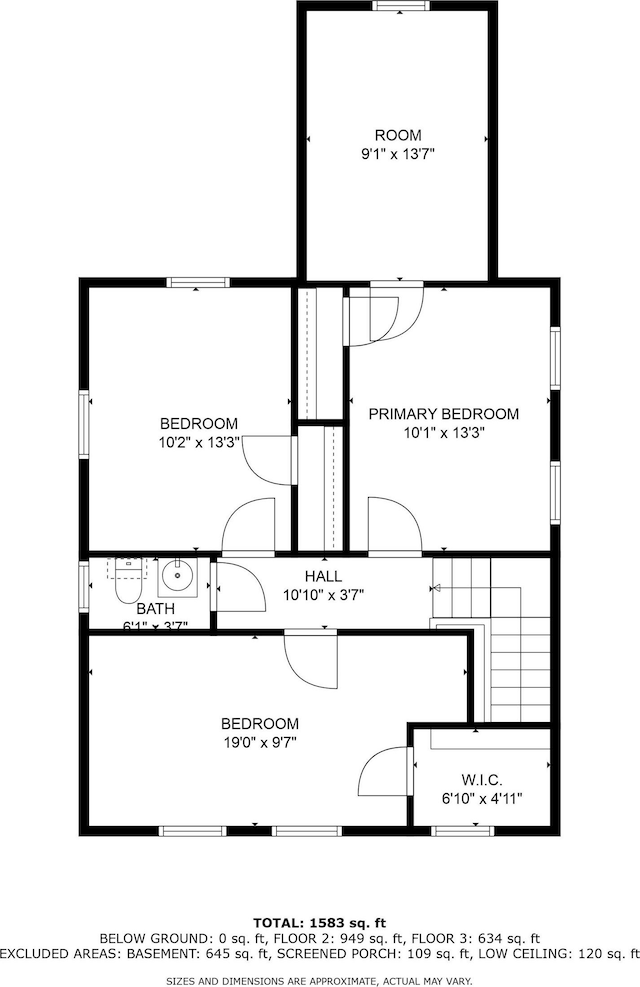 1845 S Bluff Blvd, Clinton, IA 52732 - room layout