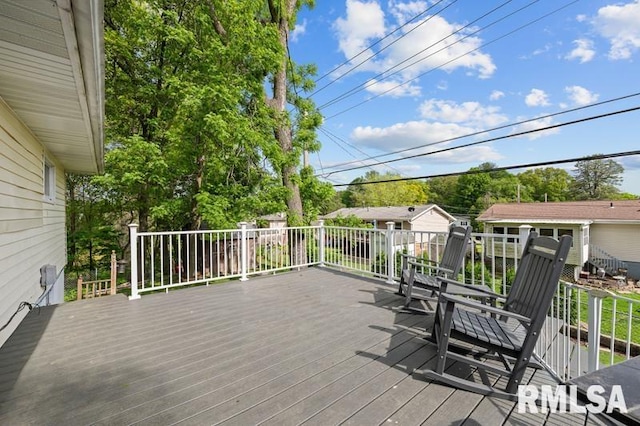 view of deck