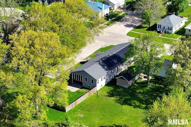 view of subject property
