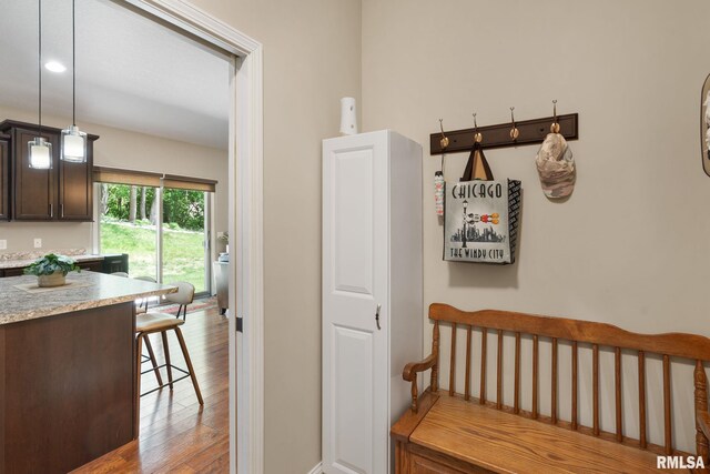 11 Musket Ct, Le Claire, IA 52753 - mudroom featuring wood finished floors
