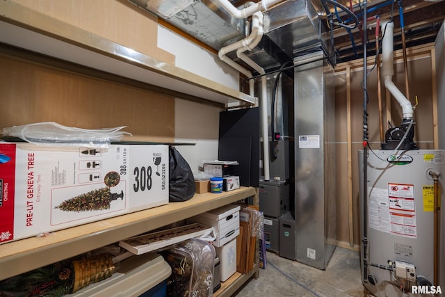 11 Musket Ct, Le Claire, IA 52753 - utility room featuring water heater