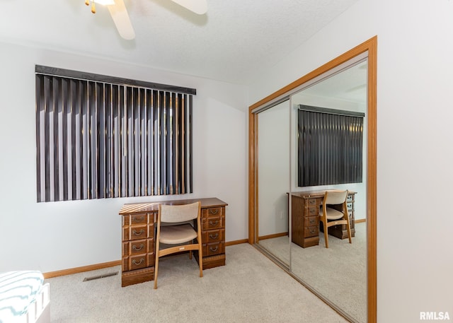 10 Lighthouse Ln Unit 10, Hampton, IL 61256 - office space featuring carpet floors, baseboards, and ceiling fan