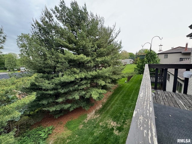 3143 4th St Unit 3143, Moline, IL 61265 - view of yard featuring a wooden deck