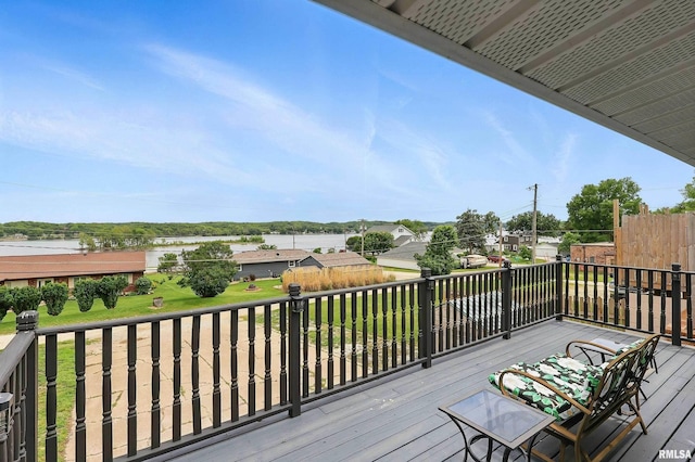 21704 283rd Ave, Le Claire, IA 52753 - view of deck