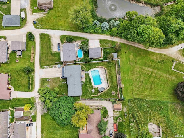 21704 283rd Ave, Le Claire, IA 52753 - aerial view of property's location featuring a pool