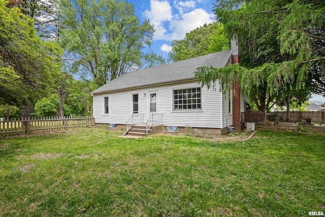3610 12th Ave, Moline, IL 61265 - back of property with a chimney