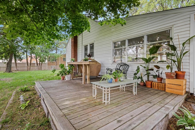 3610 12th Ave, Moline, IL 61265 - view of wooden terrace