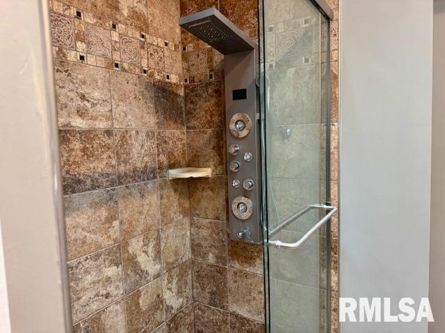 1203 13th Ave S, Clinton, IA 52732 - bathroom featuring a stall shower