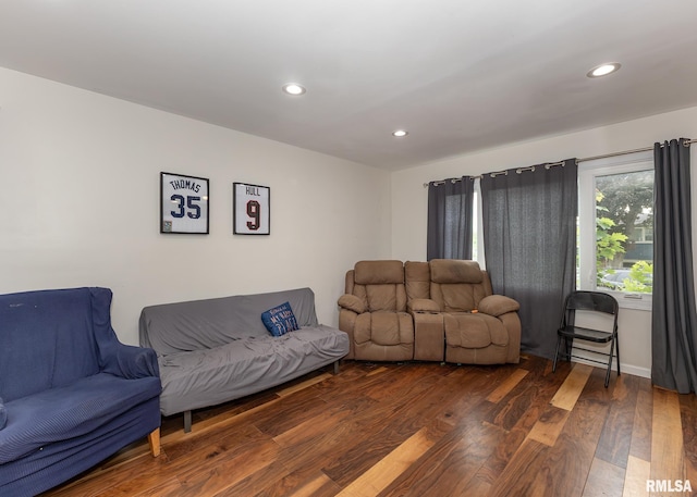 2908 N 4th St, Clinton, IA 52732 - living area featuring recessed lighting and wood finished floors